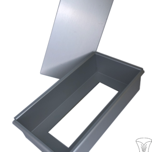 Rectangle loose base cake tin